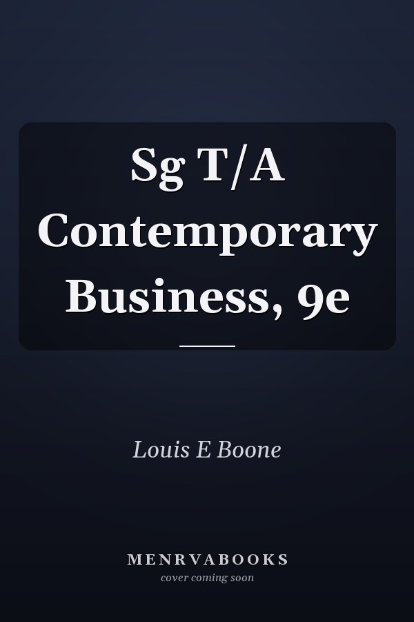 Sg T/A Contemporary Business, 9e