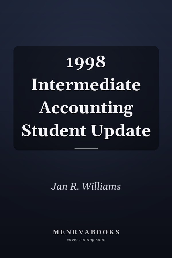 1998 Intermediate Accounting Student Update