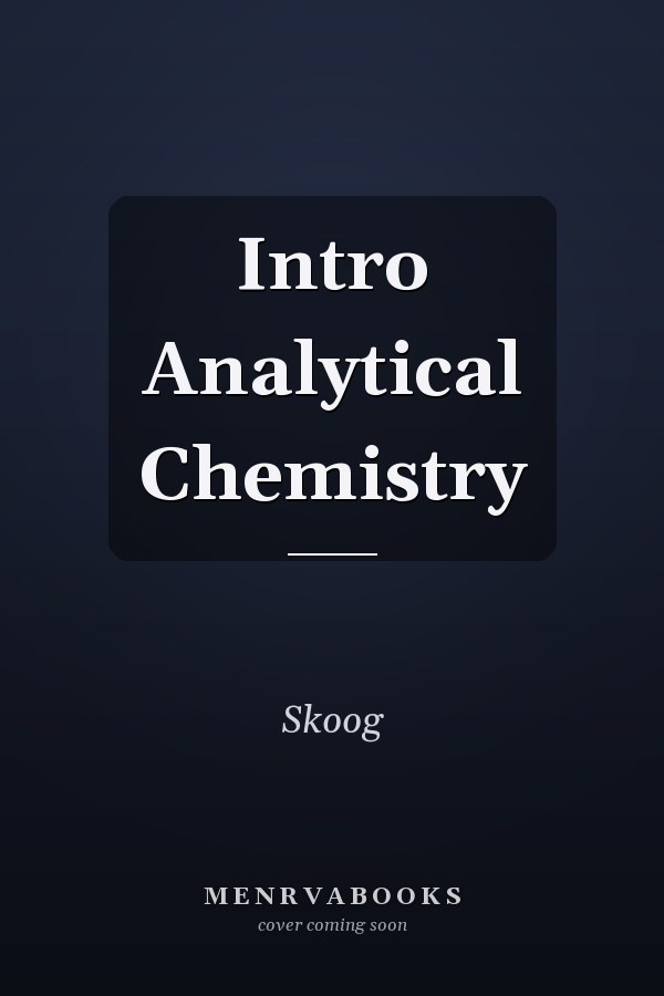 Intro Analytical Chemistry