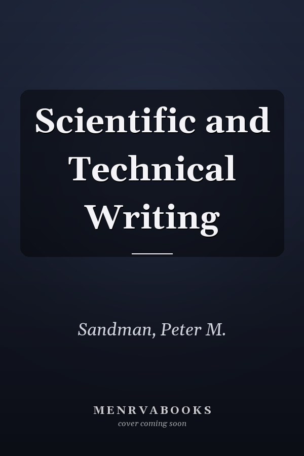 Scientific and Technical Writing