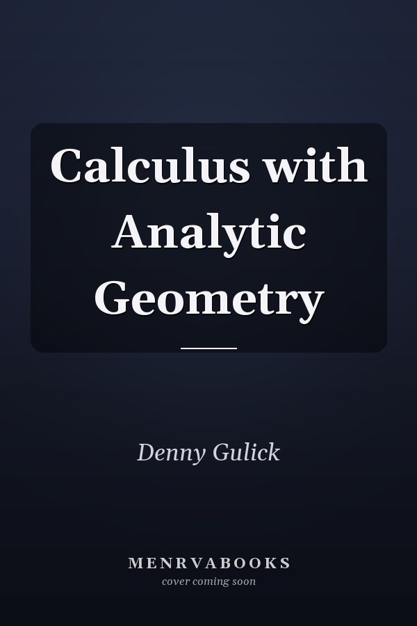 Calculus with Analytic Geometry