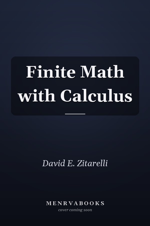 Finite Math with Calculus