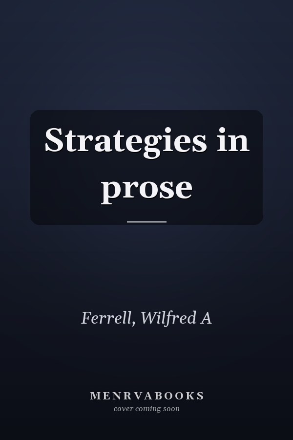 Strategies in prose