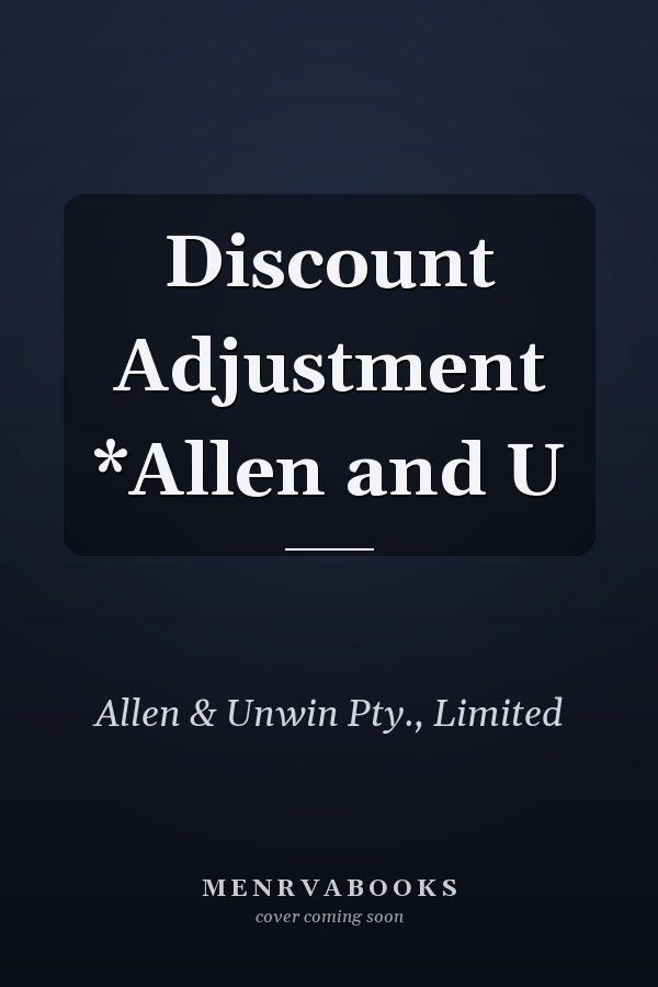 Discount Adjustment *Allen and U