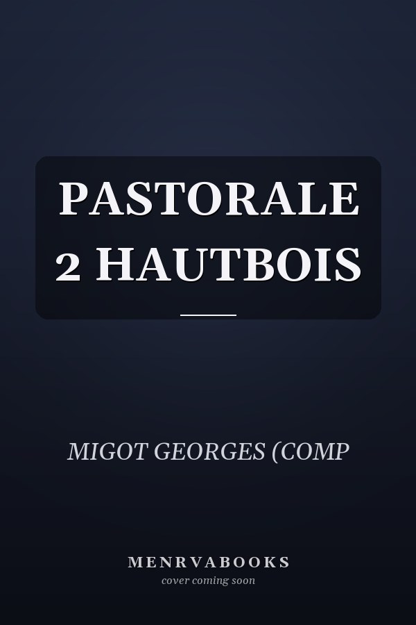 PASTORALE 2 HAUTBOIS