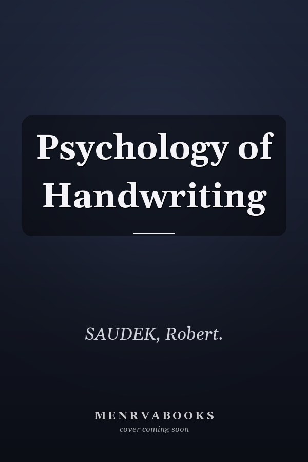 Psychology of Handwriting