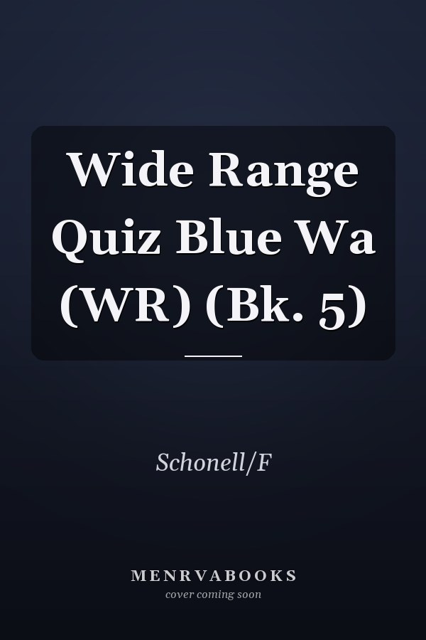 Wide Range Quiz Blue Wa (WR) (Bk. 5)