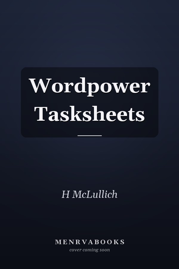 Wordpower Tasksheets