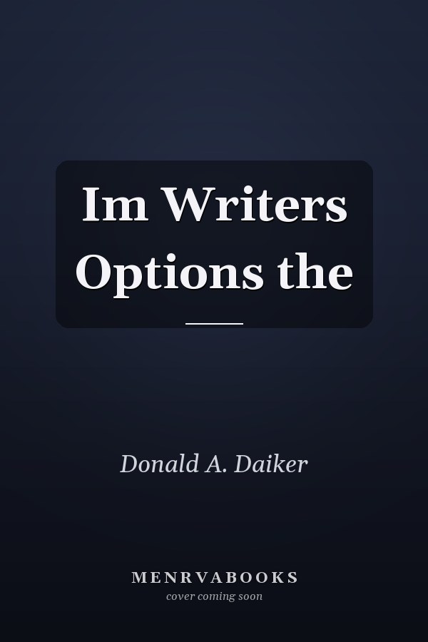Im Writers Options the