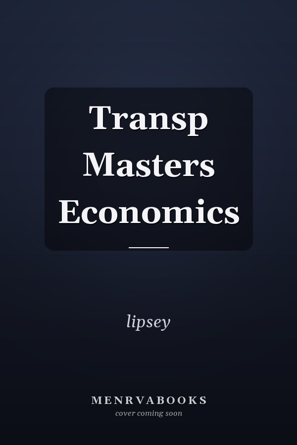 Transp Masters Economics