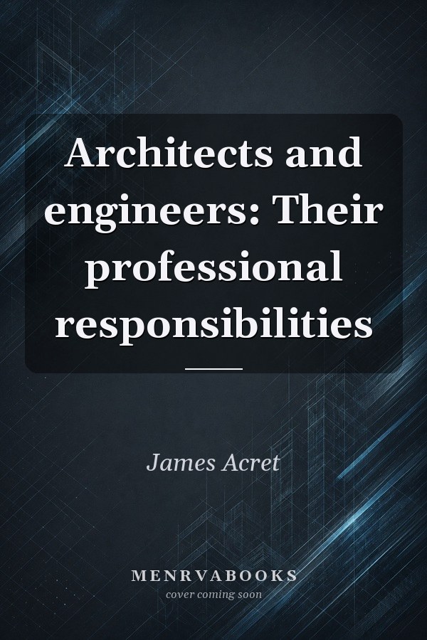 Architects and engineers: Their professional responsibilities