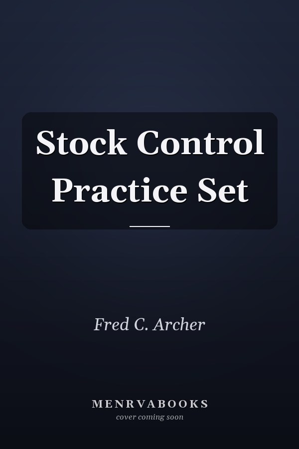 Stock Control Practice Set