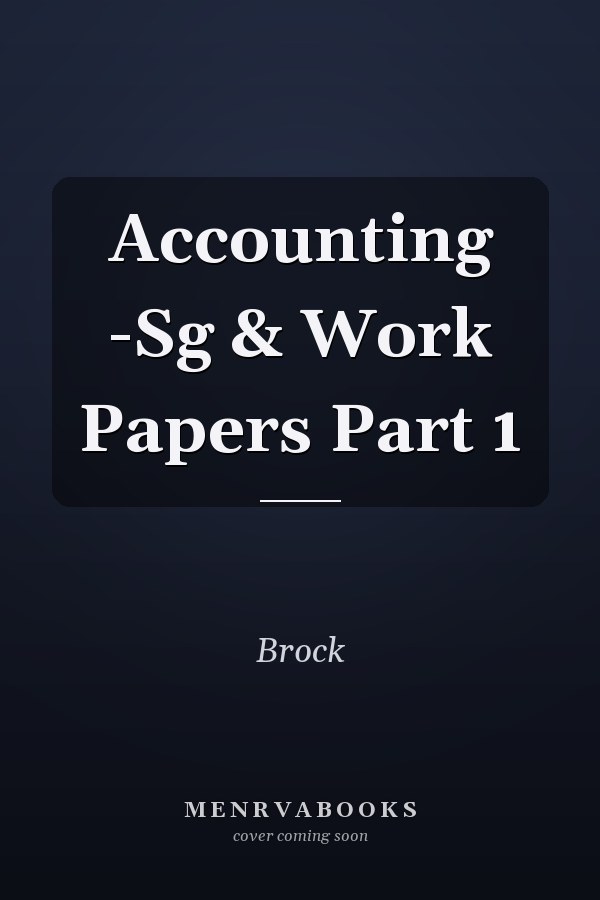 Accounting -Sg & Work Papers Part 1