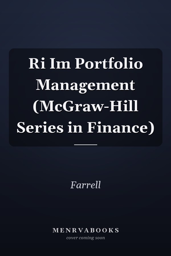 Ri Im Portfolio Management (McGraw-Hill Series in Finance)