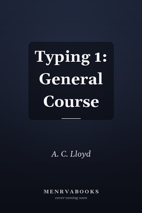 Typing 1: General Course