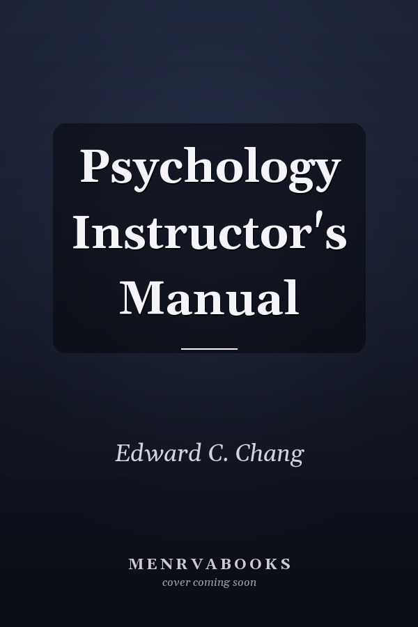 Psychology Instructor's Manual