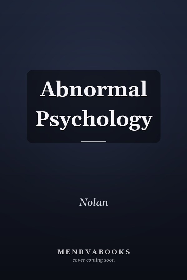Abnormal Psychology