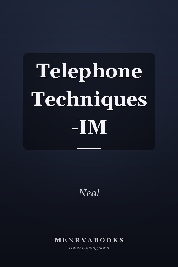 Telephone Techniques -IM