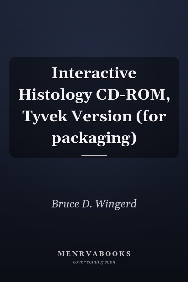 Interactive Histology CD-ROM, Tyvek Version (for packaging)