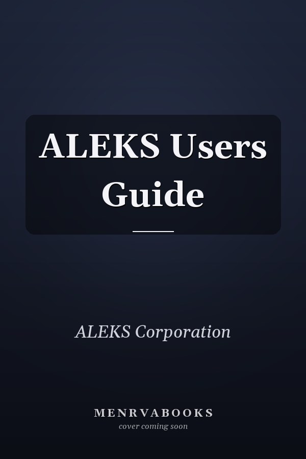 ALEKS Users Guide