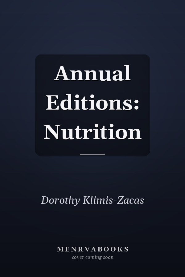 Annual Editions: Nutrition