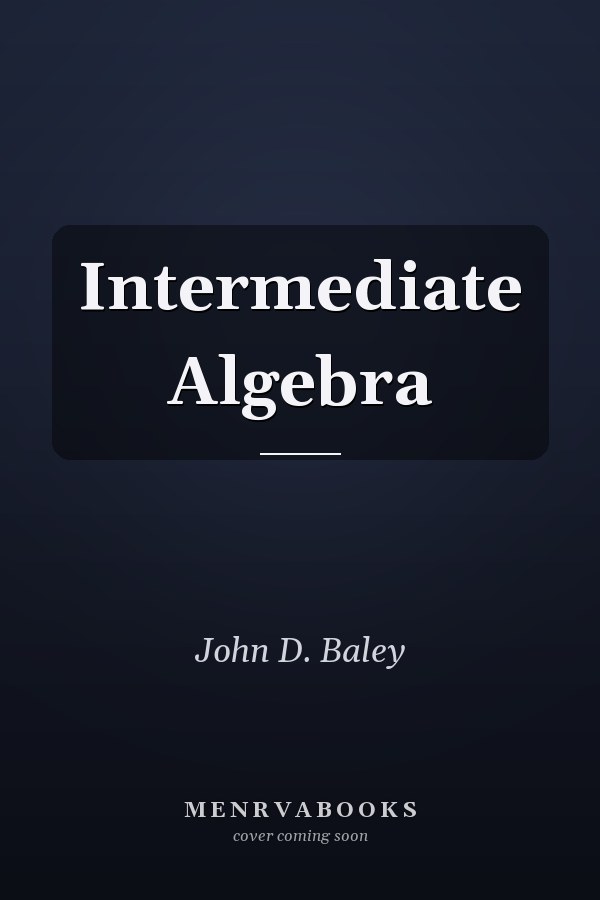 Intermediate Algebra