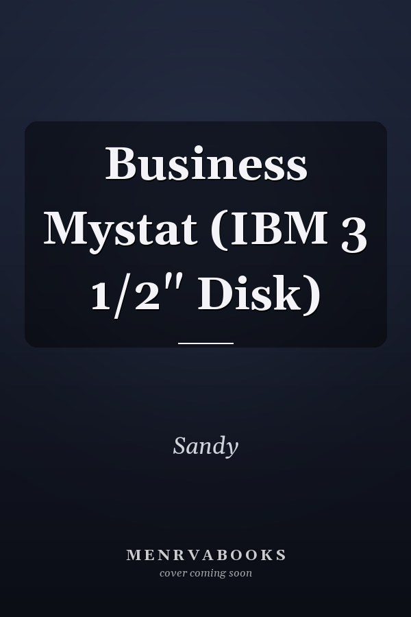 Business Mystat (IBM 3 1/2" Disk)