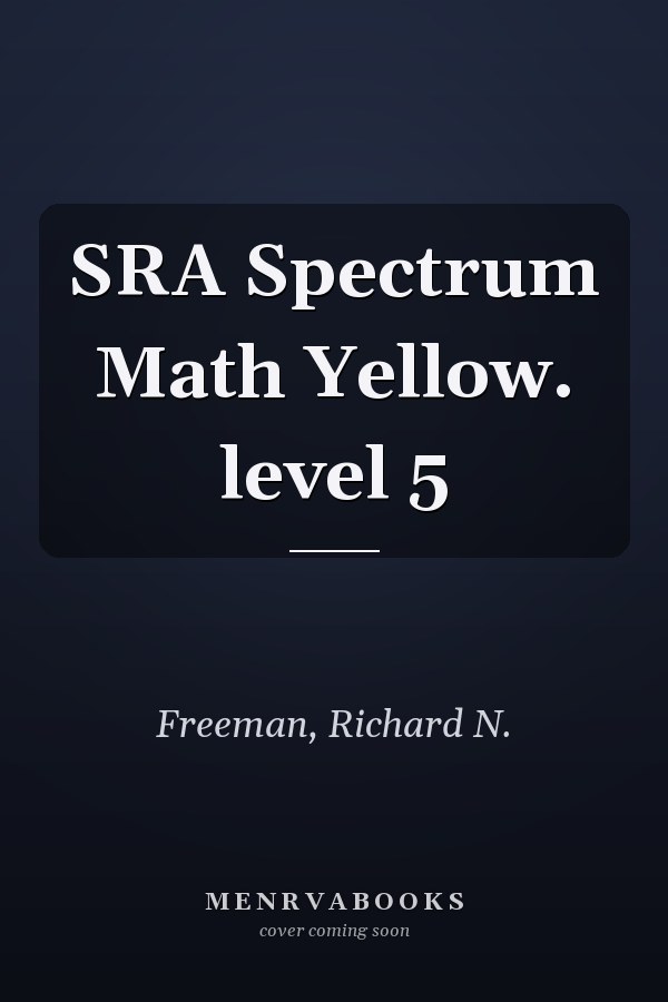 SRA Spectrum Math Yellow. level 5