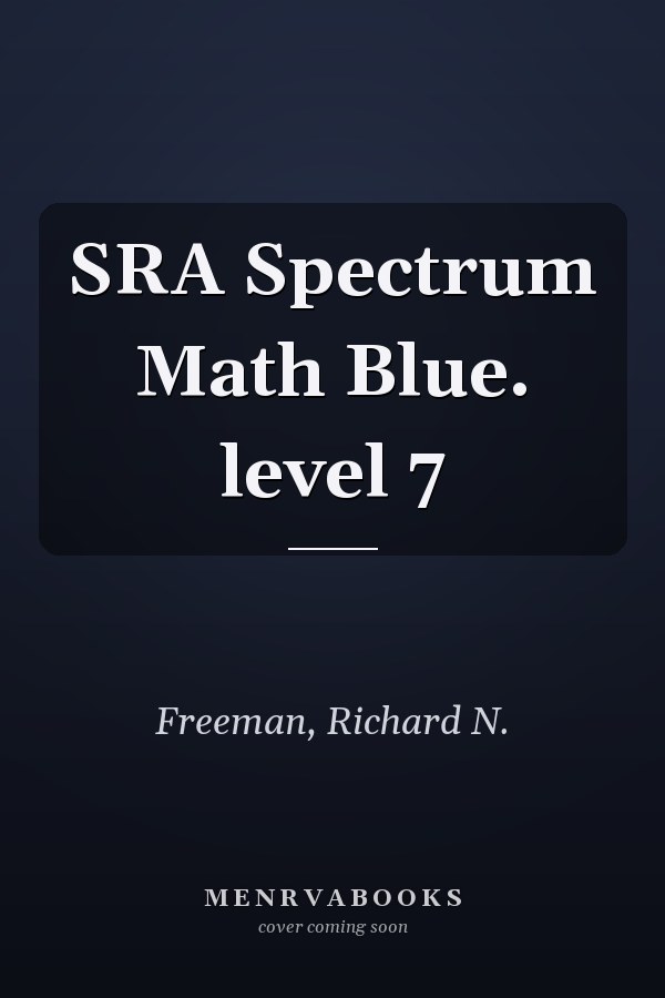 SRA Spectrum Math Blue. level 7