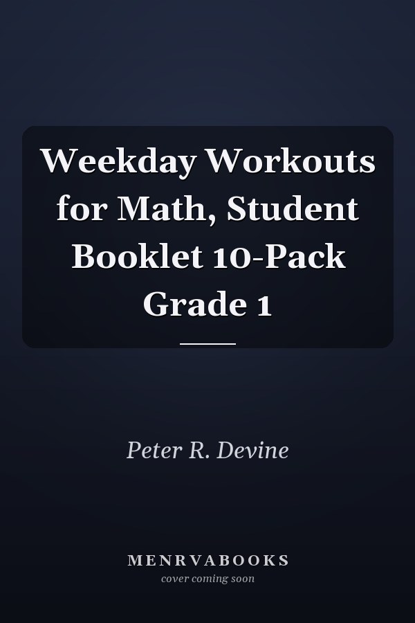 Weekday Workouts for Math, Student Booklet 10-Pack Grade 1