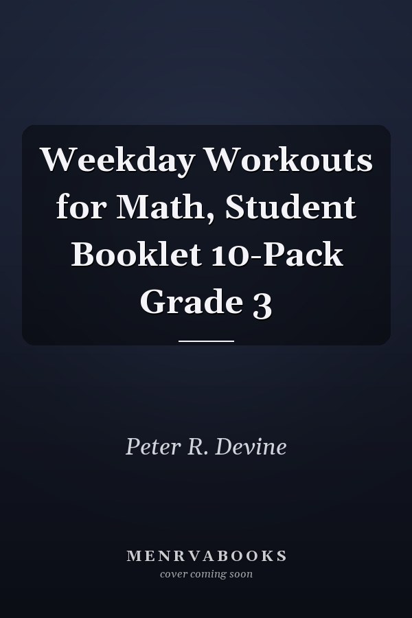 Weekday Workouts for Math, Student Booklet 10-Pack Grade 3