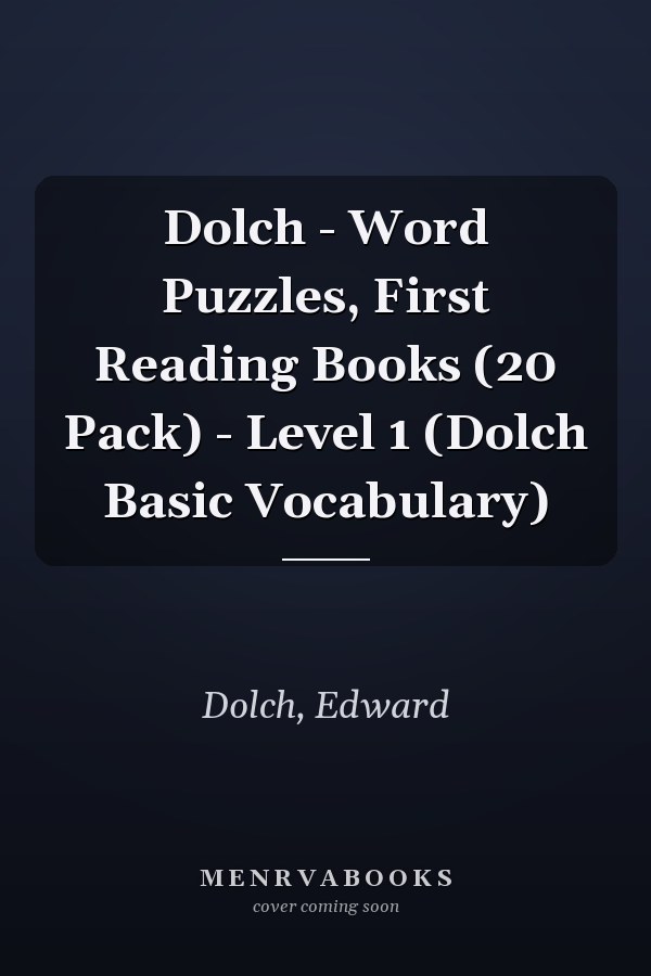 Dolch - Word Puzzles, First Reading Books (20 Pack) - Level 1 (Dolch Basic Vocabulary)