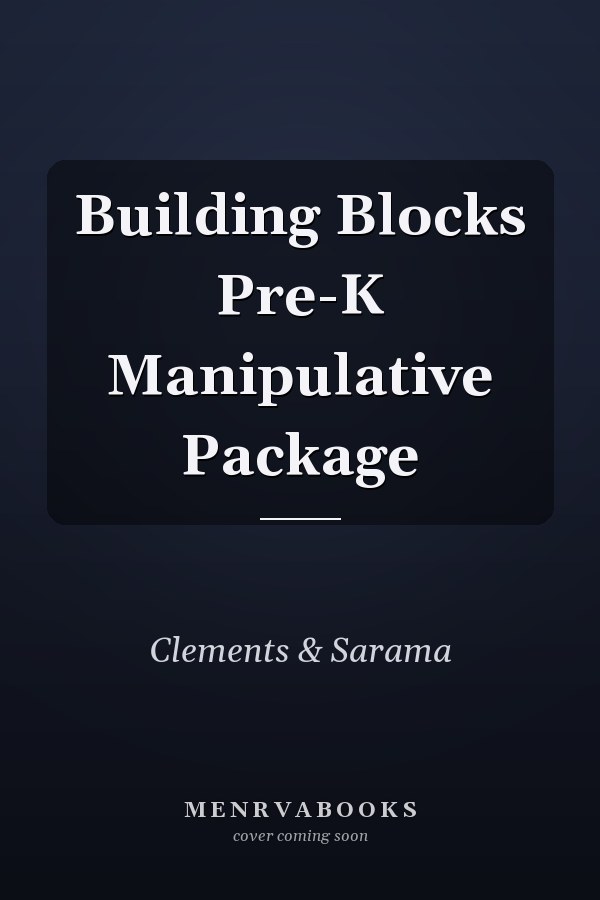 Building Blocks Pre-K Manipulative Package