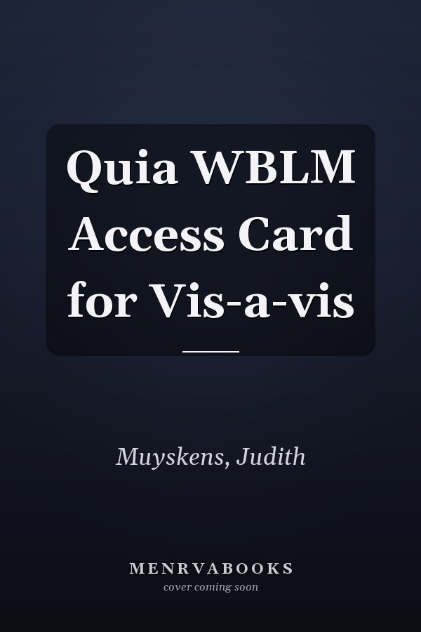 Quia WBLM Access Card for Vis-a-vis