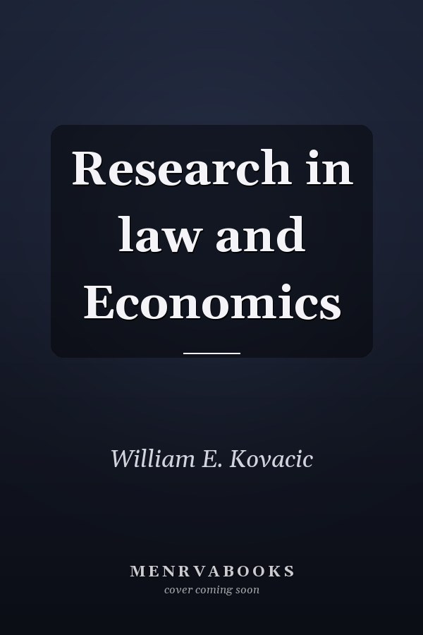 Research in law and Economics