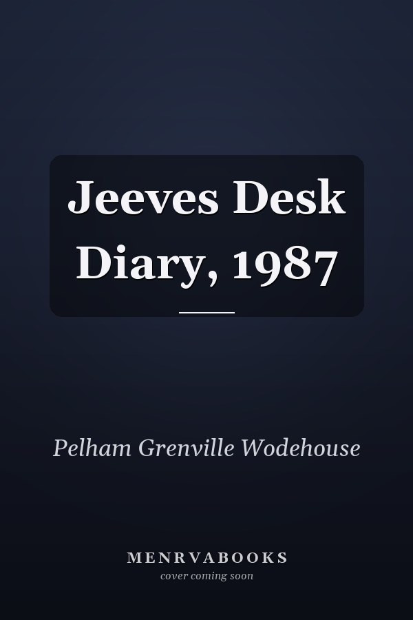 Jeeves Desk Diary, 1987