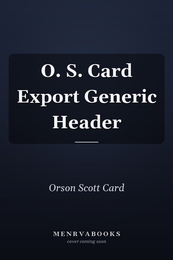 O. S. Card Export Generic Header