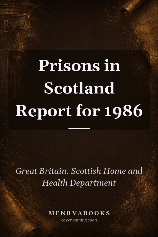 Prisons in Scotland Report for 1986
