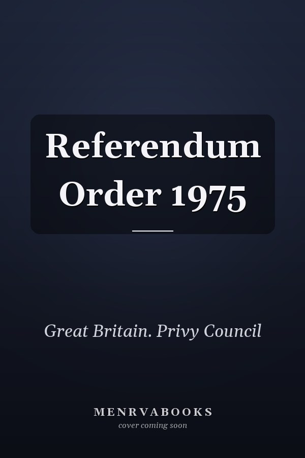 Referendum Order 1975