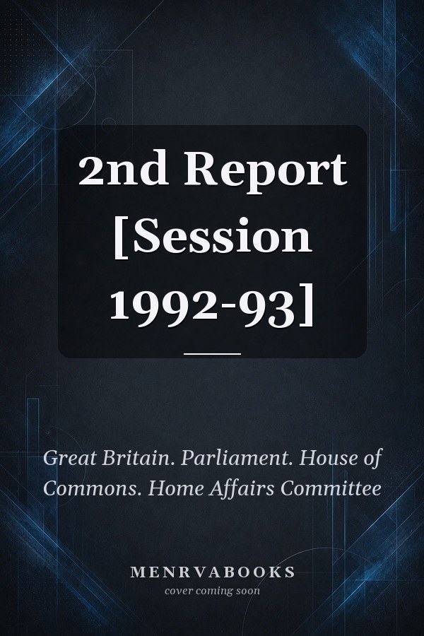 2nd Report [Session 1992-93]