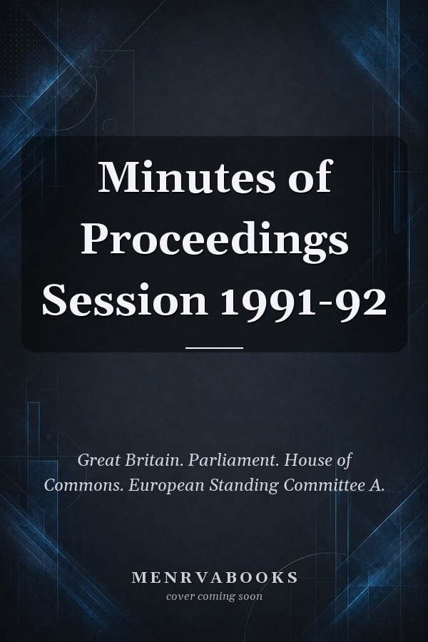 Minutes of Proceedings Session 1991-92
