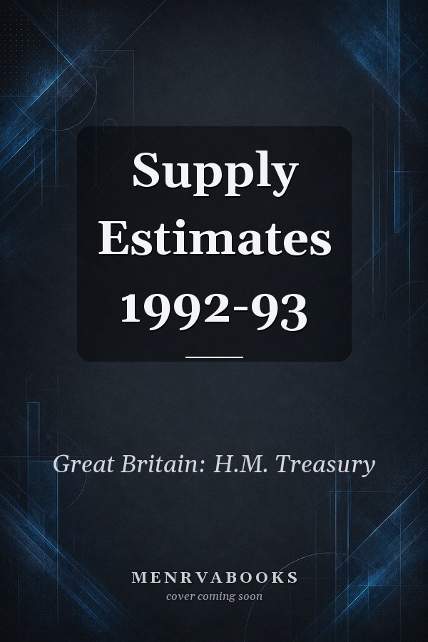 Supply Estimates 1992-93