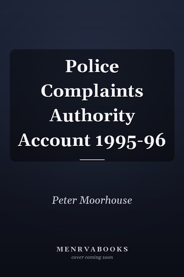 Police Complaints Authority Account 1995-96