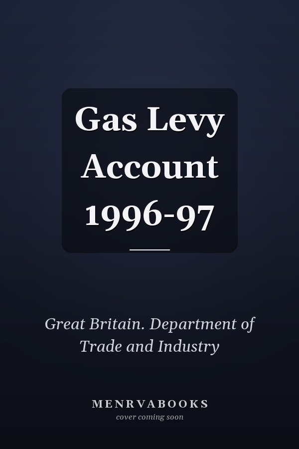 Gas Levy Account 1996-97