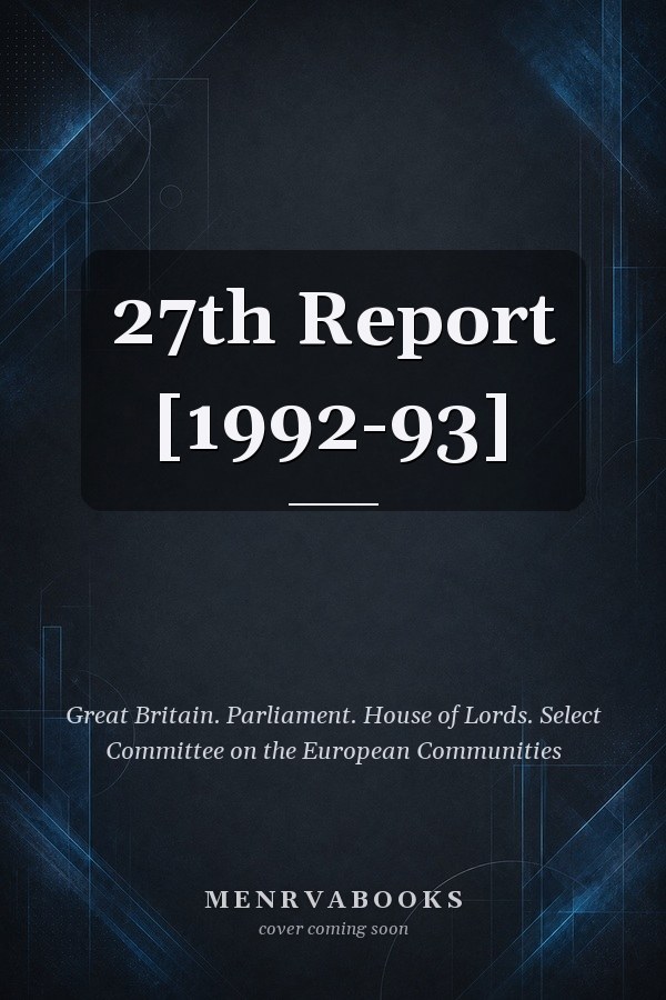 27th Report [1992-93]