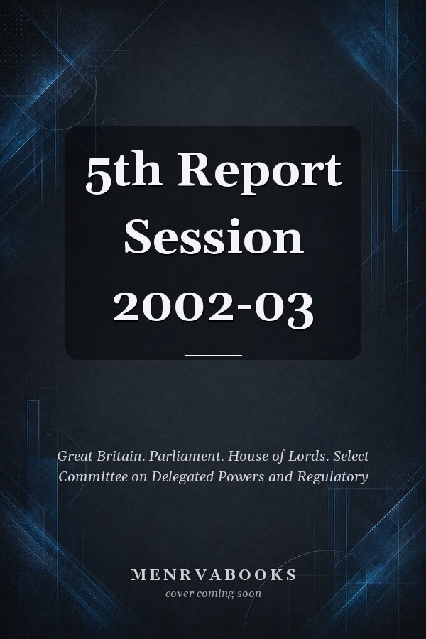 5th Report Session 2002-03