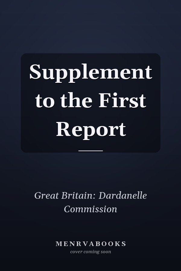 Supplement to the First Report