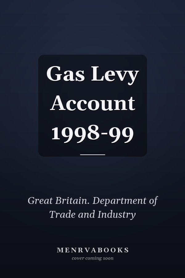 Gas Levy Account 1998-99