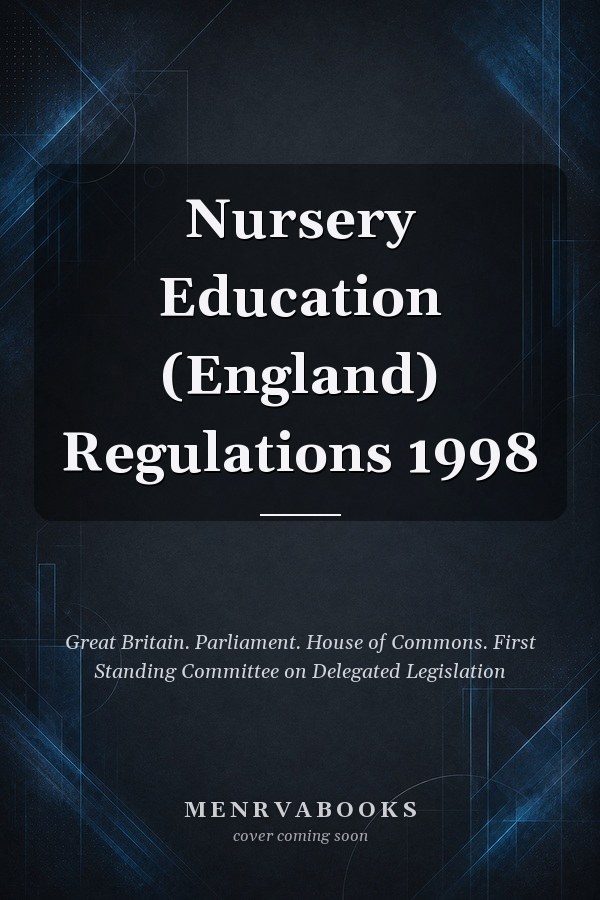 Nursery Education (England) Regulations 1998