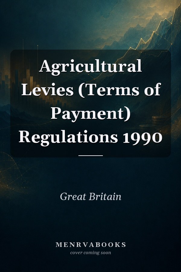 Agricultural Levies (Terms of Payment) Regulations 1990